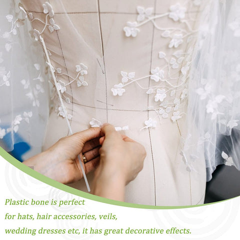 Plastic Boning Strips – Corset Support for Lingerie & Wedding Dresses, 4.5mm x 318mm Plastic Boning Strips – Corset Support for Lingerie & Wedding Dresses, 4.5mm x 318mm