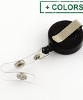 Plastic Clip-On Retractable Badge Holders, Tag Card Holders Plastic Clip-On Retractable Badge Holders, Tag Card Holders