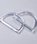 CLEAR Plastic D Shape Purse Handles, 85x120x8mm Plastic D Shape Purse Handles, 85x120x8mm