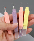 Plastic Handle Steel Seam Rippers, Sewing Tools, Random Color Plastic Handle Steel Seam Rippers, Sewing Tools, Random Color