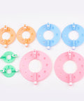 Plastic Knitting Loom for Making Pom Pom, Including Instruction, Pom Pom Maker Sets Plastic Knitting Loom for Making Pom Pom, Including Instruction, Pom Pom Maker Sets
