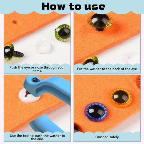 Plastic Safety Eye Tool for Crochet and Amigurumi Plastic Safety Eye Tool for Crochet and Amigurumi