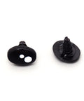 Plastic Safety Eyes for Doll Making – Black, 12mm Black Plastic Eyes for Doll Making – 12mm | BalzarCrafts