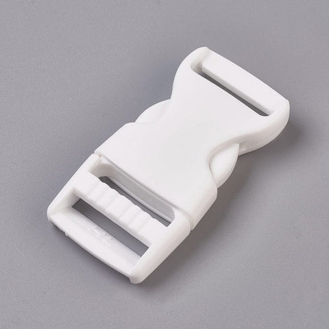 White Plastic Side Release Buckles, Survival Bracelet Clasps, 65x32x12mm Plastic Side Release Buckles, Survival Bracelet Clasps, 65x32x12mm