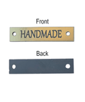 GOLDEN Plexi Link with word "HANDMADE' 30x8.4mm Plexi Link with word "HANDMADE' 30x8.4mm