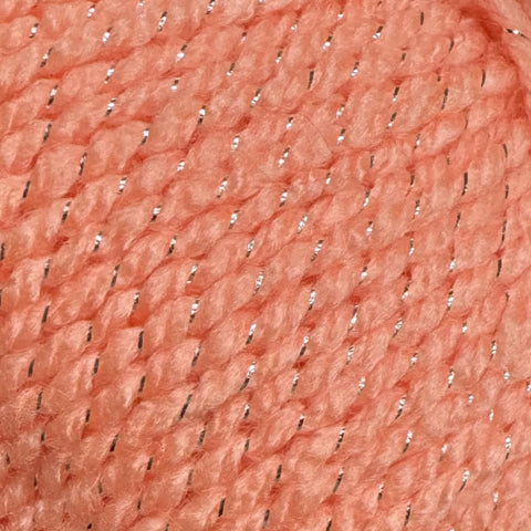 SALMON SPARKLE Polosu Candy Brillo Yarn – Soft Shiny Knitting & Crochet Yarn - Sport Weight Yarn Polosu Candy Brillo Yarn – Soft Shiny Knitting & Crochet Yarn - Sport Weight Yarn