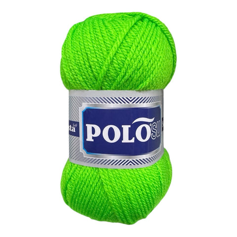 NEON GREEN Polosu Siesta Soft 100% Acrylic Yarn for Knitting and Crochet - Worsted Weight Yarn Polosu Siesta Soft 100% Acrylic Yarn for Knitting and Crochet / DK Yarn