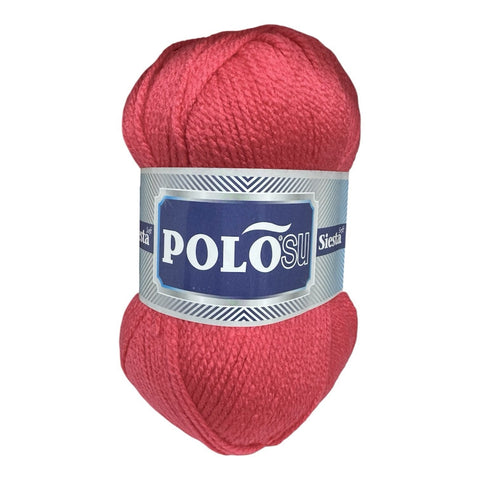 IMPERIAL RED Polosu Siesta Soft 100% Acrylic Yarn for Knitting and Crochet - Worsted Weight Yarn Polosu Siesta Soft 100% Acrylic Yarn for Knitting and Crochet / DK Yarn