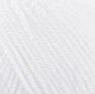 WHITE Polosu Siesta Soft - 100% Acrylic Yarn for Knitting and Crochet - Worsted Weight Yarn Polosu Siesta Soft 100% Acrylic Yarn for Knitting and Crochet / DK Yarn