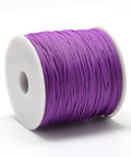 DARK ORCHID Polyester Beading and Macrame Cords, 0.8mm Polyester Beading and Macrame Cords, 0.8mm
