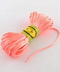 LIGHT SALMON (PC4442-08) Polyester Cord, 2mm ​​Polyester Cords,  Size: about 2mm wide