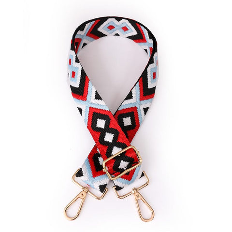 DIAMOND - RED Polyester Handbag Chain Straps, for Handbag or Shoulder Bag Replacement Polyester Handbag Chain Straps, for Handbag or Shoulder Bag Replacement