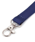 Polyester Ribbon Neck Strap Card Holder, Badge Holder Lanyard, Platinum, 410mm long Polyester Ribbon Neck Strap Card Holder, Badge Holder Lanyard, Platinum, 410mm long