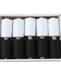 MIXED COLORS 2 / SET OF 10 Polyester Sewing Thread, Mixed Color Polyester Sewing Thread, Mixed Color