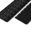 Polyester Women’s 3 Rows x 9 Hooks Longline Corset Bra Extender – Black, 50mm x 170mm Polyester Women’s 3 Rows x 9 Hooks Longline Corset Bra Extender – Black, 50mm x 170mm