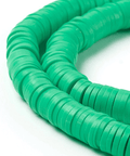 SPRING GREEN Polymer Clay Beads, Disc Heishi Beads 6mm Polymer Clay Beads, Disc Heishi Beads 6mm