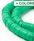 Polymer Clay Beads, Disc Heishi Beads 6mm Polymer Clay Beads, Disc Heishi Beads 6mm