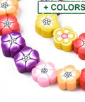 Polymer Clay Beads, Flower, 8~10mm Polymer Clay Beads, Flower, 8~10mm