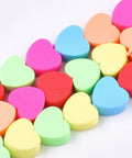 Polymer Clay Beads, Heart, Mixed Color, 8~10mm Polymer Clay Beads, Heart, Mixed Color, 8~10mm