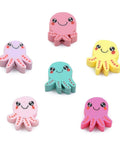 Polymer Clay Beads, Octopus, Mixed Color, 8~12x6~9x3~4mm, Hole: 1.6mm Polymer Clay Beads, Octopus, Mixed Color, 8~12x6~9x3~4mm, Hole: 1.6mm