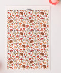 MUSHROOMS Polymer Clay Earrings Water Transfer Paper, Clay Pendant Decoration, Water Soluble Stickers Polymer Clay Earrings Water Transfer Paper, Clay Pendant Decoration, Water Soluble Stickers