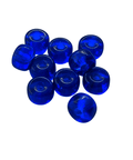 TRANSPARENT MEDIUM BLUE Pony Glass Beads 6x9mm – Oval Craft Beads for Jewelry Making, Beading & DIY Projects Pony Glass Beads 6x9mm – Oval Craft Beads for Jewelry Making, Beading & DIY Projects