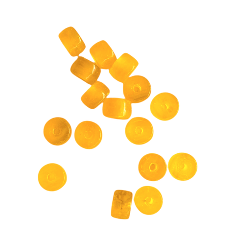 CANARY YELLOW Pony Glass Beads 6x9mm – Oval Craft Beads for Jewelry Making, Beading & DIY Projects Pony Glass Beads 6x9mm – Oval Craft Beads for Jewelry Making, Beading & DIY Projects