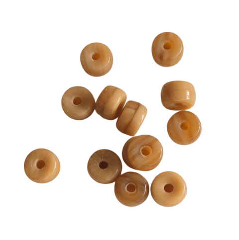 LIGHT BROWN Pony Glass Beads 6x9mm – Oval Craft Beads for Jewelry Making, Beading & DIY Projects Pony Glass Beads 6x9mm – Oval Craft Beads for Jewelry Making, Beading & DIY Projects