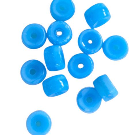 SKY BLUE Pony Glass Beads 6x9mm – Oval Craft Beads for Jewelry Making, Beading & DIY Projects Pony Glass Beads 6x9mm – Oval Craft Beads for Jewelry Making, Beading & DIY Projects