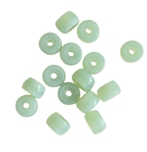 AVENTURINE Pony Glass Beads 6x9mm – Oval Craft Beads for Jewelry Making, Beading & DIY Projects Pony Glass Beads 6x9mm – Oval Craft Beads for Jewelry Making, Beading & DIY Projects
