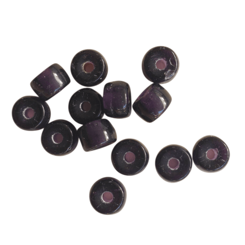 DARK PURPLE Pony Glass Beads 6x9mm – Oval Craft Beads for Jewelry Making, Beading & DIY Projects Pony Glass Beads 6x9mm – Oval Craft Beads for Jewelry Making, Beading & DIY Projects
