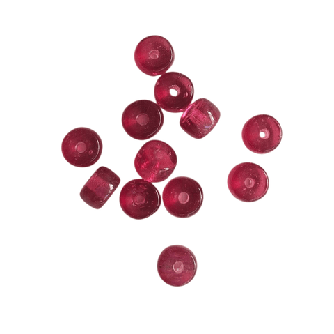 TRANSPARENT MEDIUM ROSE Pony Glass Beads 6x9mm – Oval Craft Beads for Jewelry Making, Beading & DIY Projects Pony Glass Beads 6x9mm – Oval Craft Beads for Jewelry Making, Beading & DIY Projects