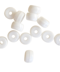 WHITE Pony Glass Beads 6x9mm – Oval Craft Beads for Jewelry Making, Beading & DIY Projects Pony Glass Beads 6x9mm – Oval Craft Beads for Jewelry Making, Beading & DIY Projects