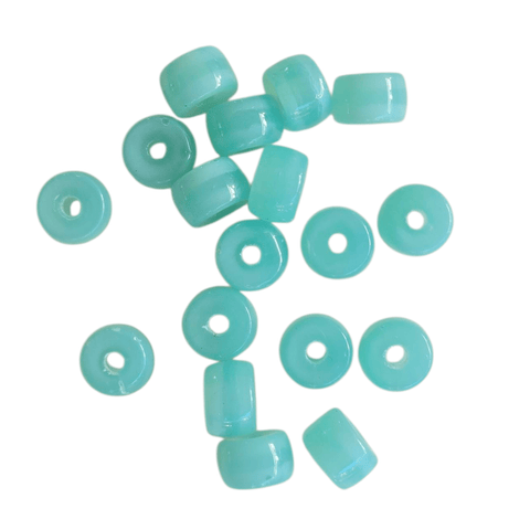 AQUA Pony Glass Beads 6x9mm – Oval Craft Beads for Jewelry Making, Beading & DIY Projects Pony Glass Beads 6x9mm – Oval Craft Beads for Jewelry Making, Beading & DIY Projects