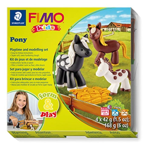 PONY Set Modelling Clay FIMO Kids – Fun & Play| Creative DIY Kit Set Modelling Clay FIMO Kids – Fun & Play| Creative DIY Kit