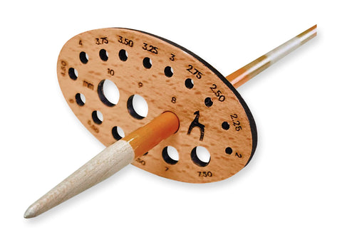 PONY Wooden Knitting Needle Gauge 2–10mm | Beechwood PONY Wooden Knitting Needle Gauge 2–10mm | Beechwood | Cyprus