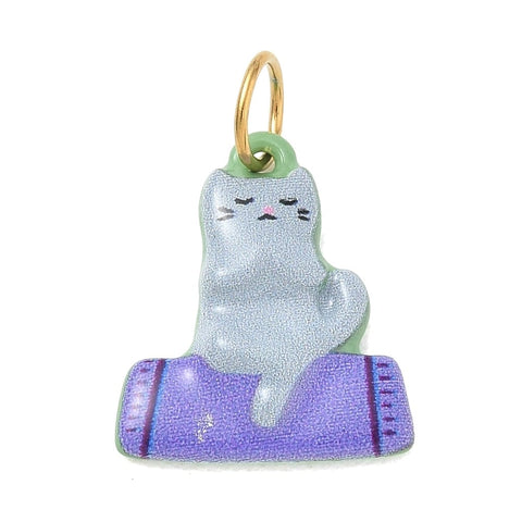 CAT - 17x14x3mm Printed 304 Stainless Steel Pendants for Jewellery Making Printed 304 Stainless Steel Pendants for Jewellery Making