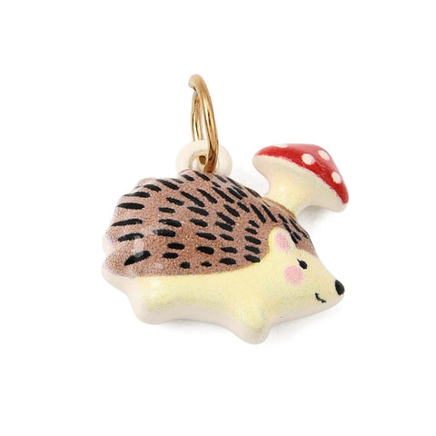 HEDGE HOG -13x15x5mm Printed 304 Stainless Steel Pendants for Jewellery Making Printed 304 Stainless Steel Pendants for Jewellery Making