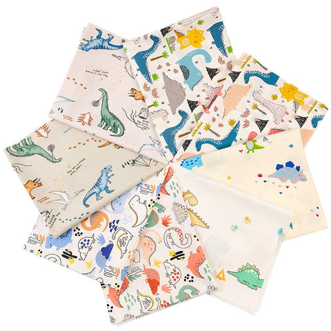 Printed Animals Cotton Fabric for Patchwork & Sewing – Mixed Colors, 6 Sheets/Set Printed Animals Cotton Fabric for Patchwork & Sewing – Mixed Colors, 6 Sheets/Set