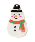 SNOWMAN 37x21x1.6mm Hole 1.6mm Printed Christmas Acrylic Pendants Printed Christmas Acrylic Pendants