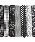 Printed Cotton Fabric, for Patchwork, Sewing Tissue to Patchwork, Quilting, Square, Black Printed Cotton Fabric, for Patchwork, Sewing Tissue to Patchwork, Quilting, Square, Black