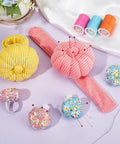 Pumpkin-Shaped Wrist & Finger Needle Cushions – Soft Pin Cushions for Sewing & Quilting Pumpkin-Shaped Wrist & Finger Needle Cushions – Soft Pin Cushions for Sewing & Quilting