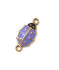PURPLE 304 Stainless Steel Enamel Ladybug Connector – Gold IP Plated 16mm 304 Stainless Steel Enamel Ladybug Connector – Gold IP Plated 16mm | Balzar Crafts