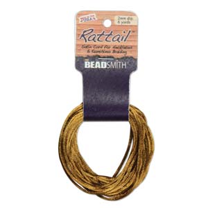 Camel Rattail Cord 1mm Rattail Cord 1mm
