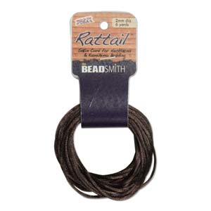 Medium Brown Rattail Cord 1mm Rattail Cord 1mm