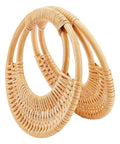 Rattan Bag Handles, Purse Making Finding, Ring, Navajo White Rattan Bag Handles, Purse Making Finding, Ring, Navajo White