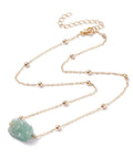 Raw Stone Pendant 304 stainless Steel Necklace (45cm) Raw Stone Pendant 304 stainless Steel Necklace (45cm)