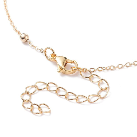 Raw Stone Pendant 304 stainless Steel Necklace (45cm) Raw Stone Pendant 304 stainless Steel Necklace (45cm)