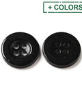 Resin Buttons , Dyed, Flat Round, 15mm Resin Buttons , Dyed, Flat Round, 15mm