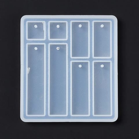 Resin DIY Pendant Silicone Molds, Resin Casting Molds, Rectangle & Square pattern Resin DIY Pendant Silicone Molds, Resin Casting Molds, Rectangle & Square pattern